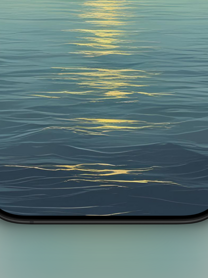 Sol Dorado y Mar | Wallpaper