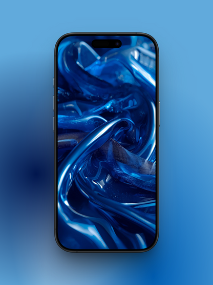 Blue Liquid Wallpaper HD