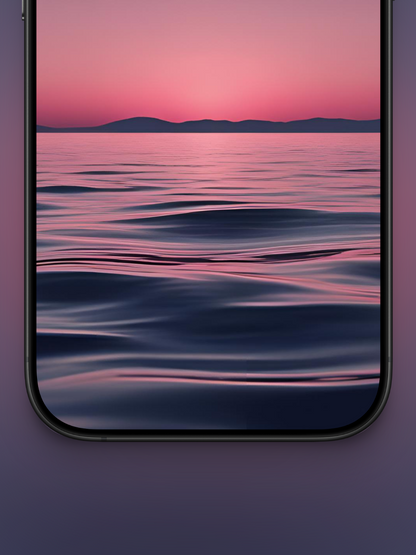Degrado de atardecer rosa y azul marino | 10 Wallpapers Pack