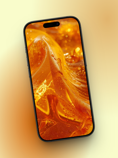 Honey Soft Wallpaper Liquid Glass
