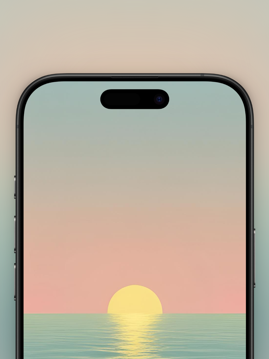 Sol Dorado y Mar | Wallpaper