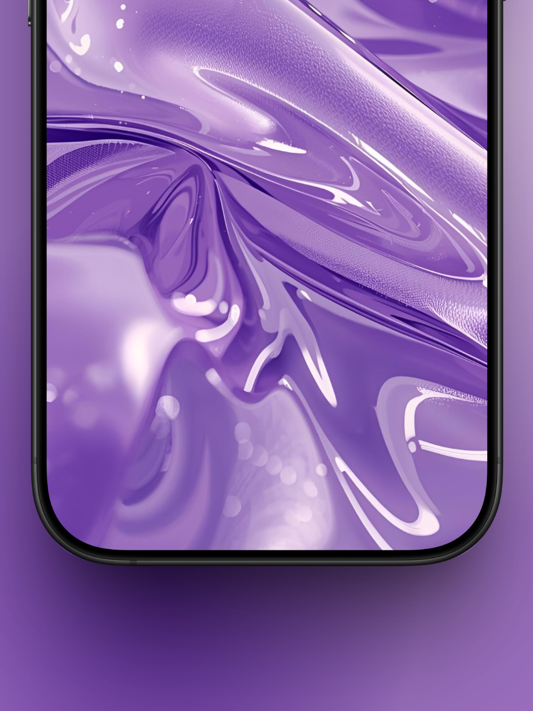 Violet Liquid Glass Wallpaper