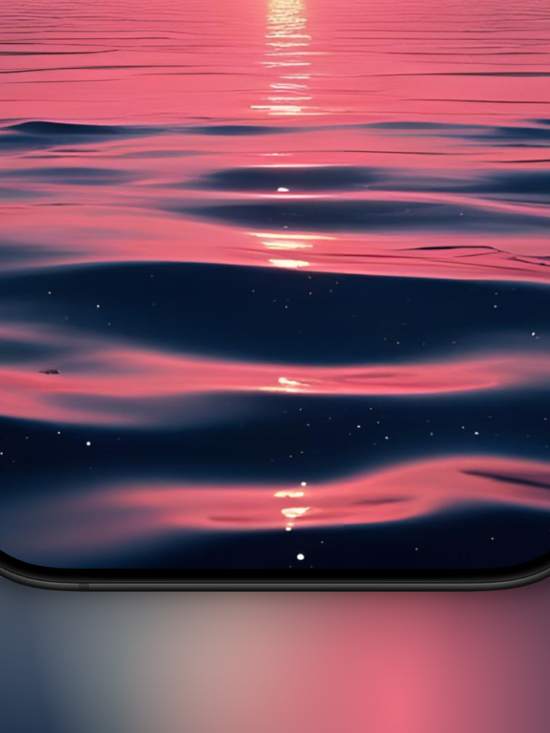 Degrado de un atardecer minimalista | Wallpaper