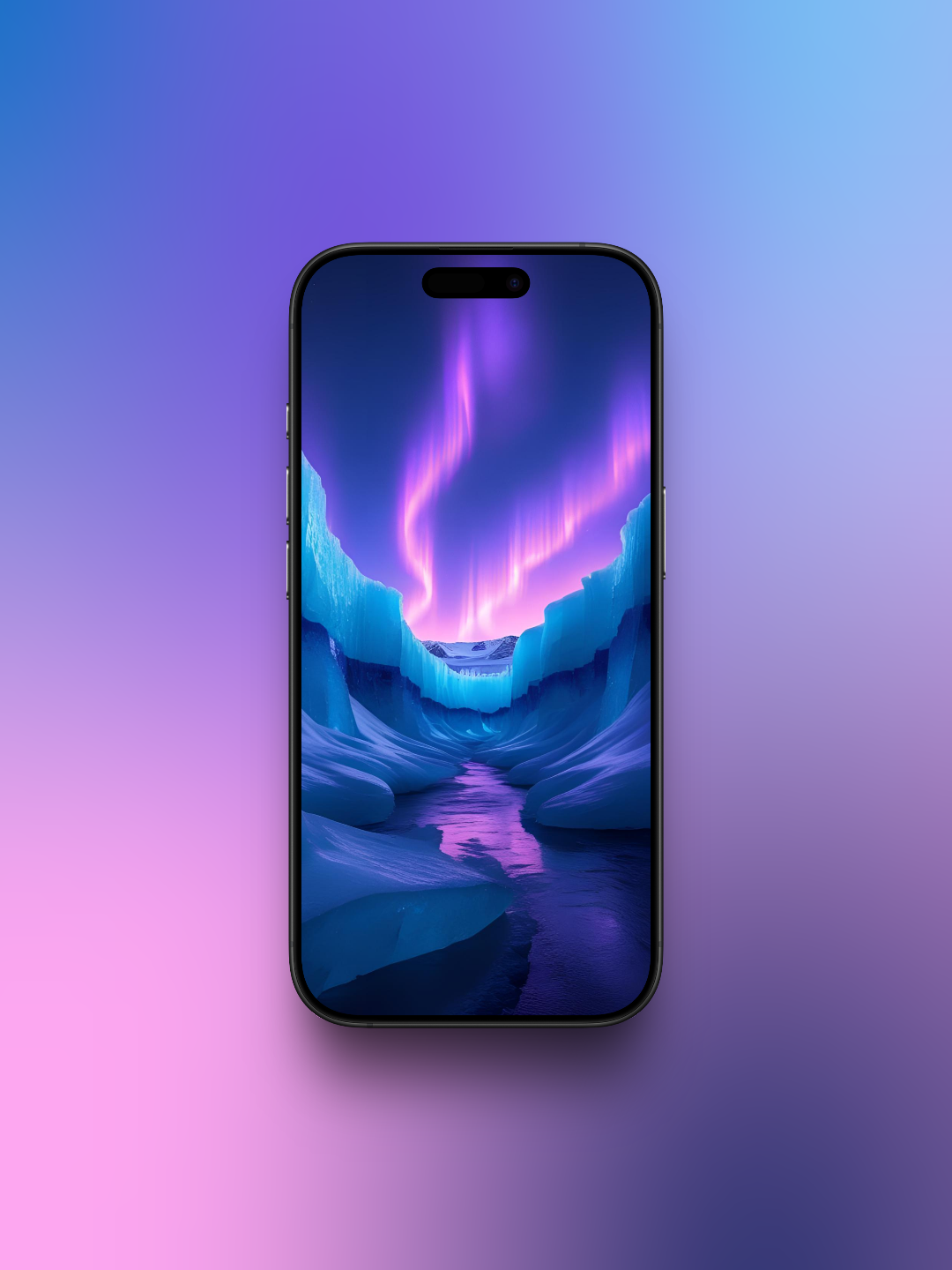 Glaciar Futurista | Wallpaper