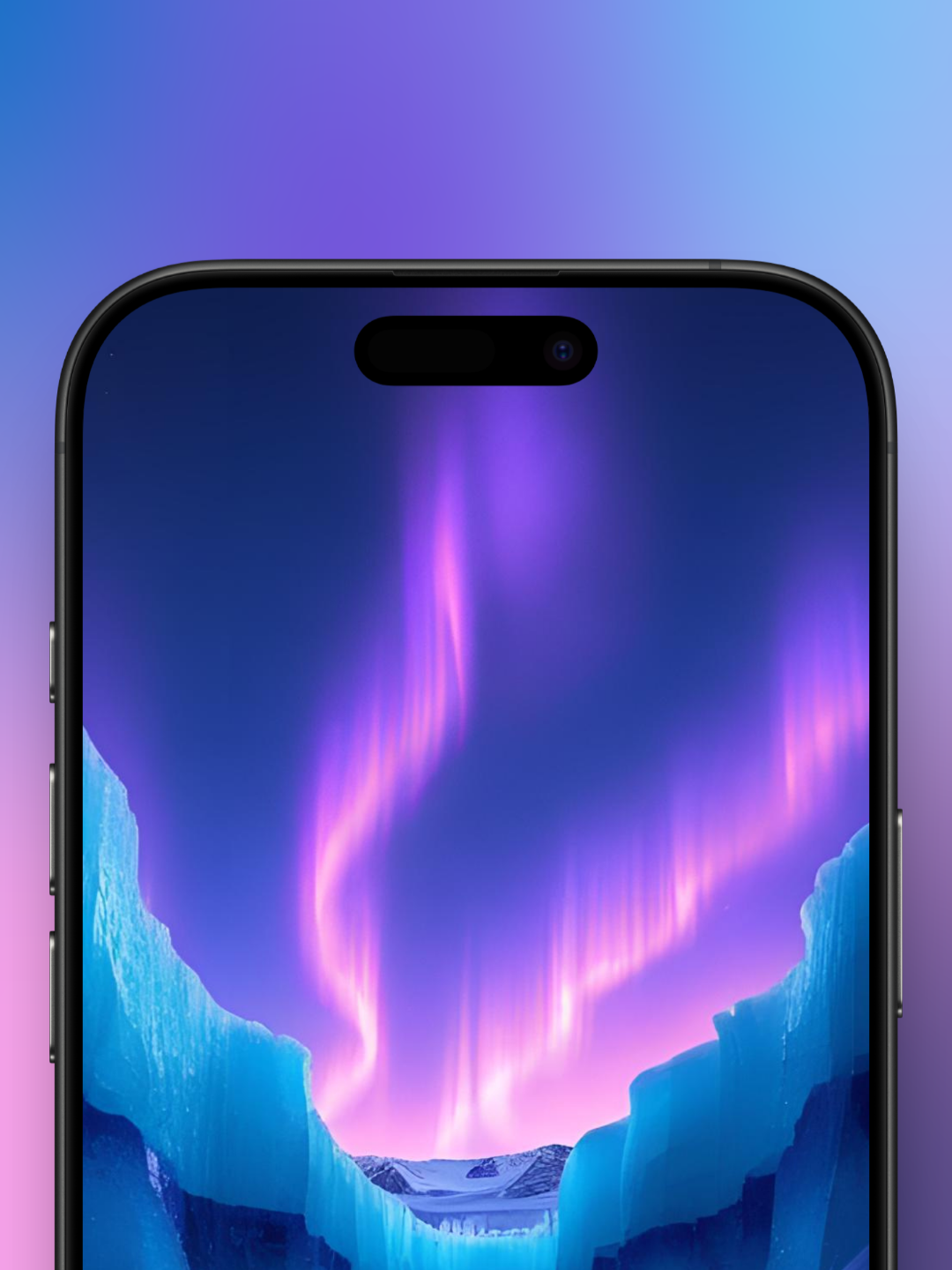 Glaciar Futurista | Wallpaper