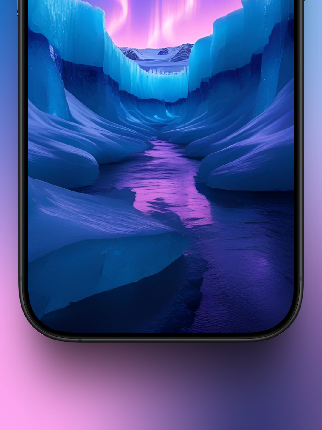 Glaciar Futurista | Wallpaper