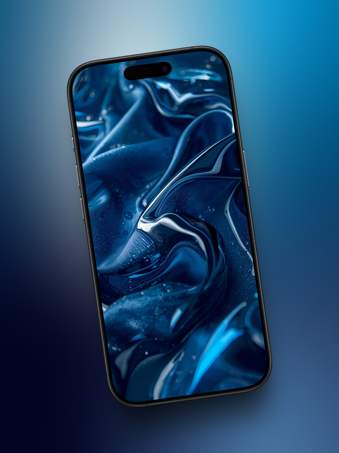 Liquid Glass Blue