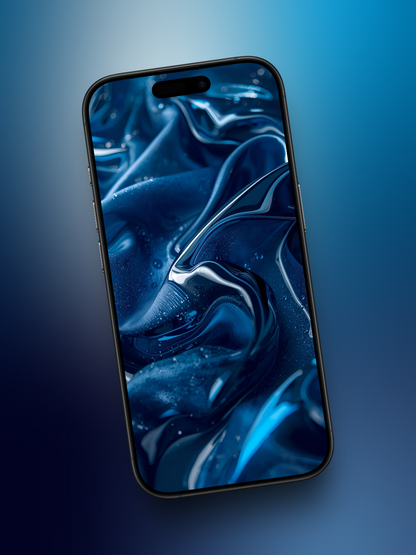 Liquid Glass Blue