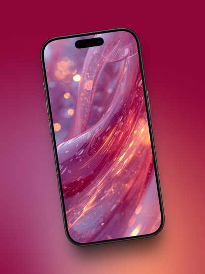 Pink Red Liquid Glass