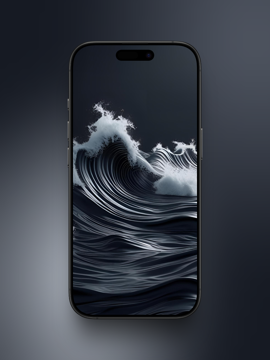 imagen mockup de olas oscuras