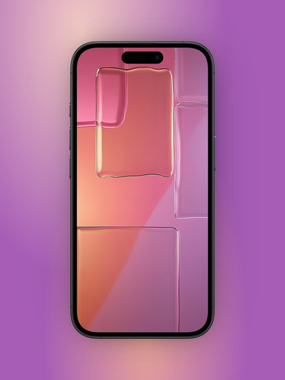 Sunset Dream Gradient Glass